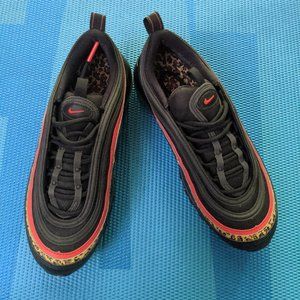 Nike Air Max 97 Womens 6.5 Leopard Pack Black